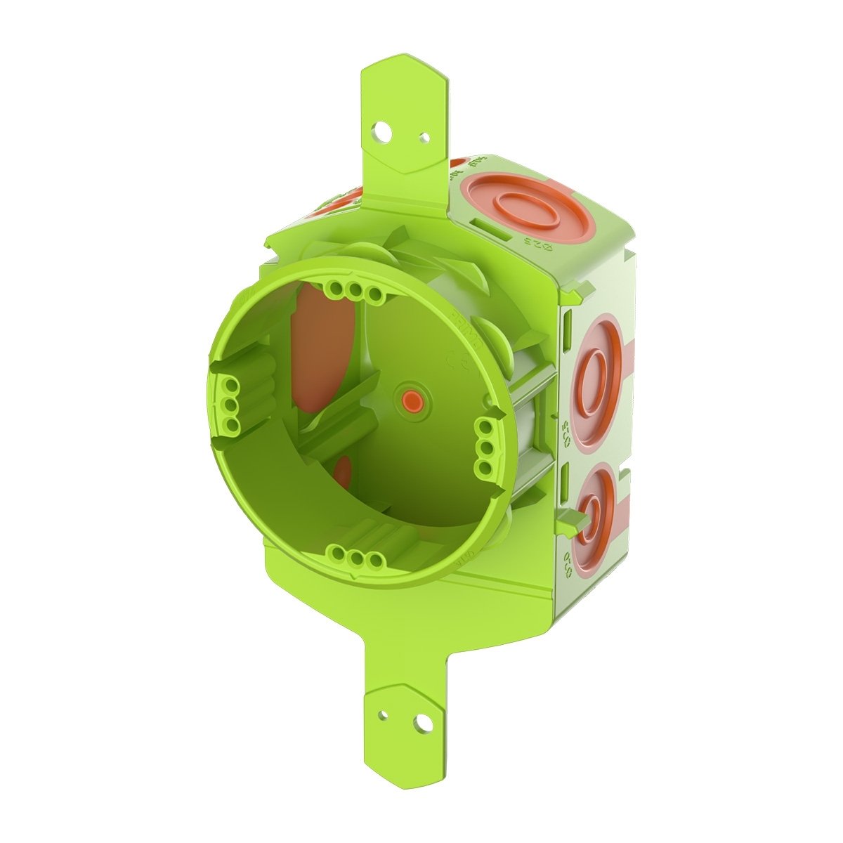 UniQ Hohlwand Geräte-V-Dose 73 mm, luftdicht, halogenfrei