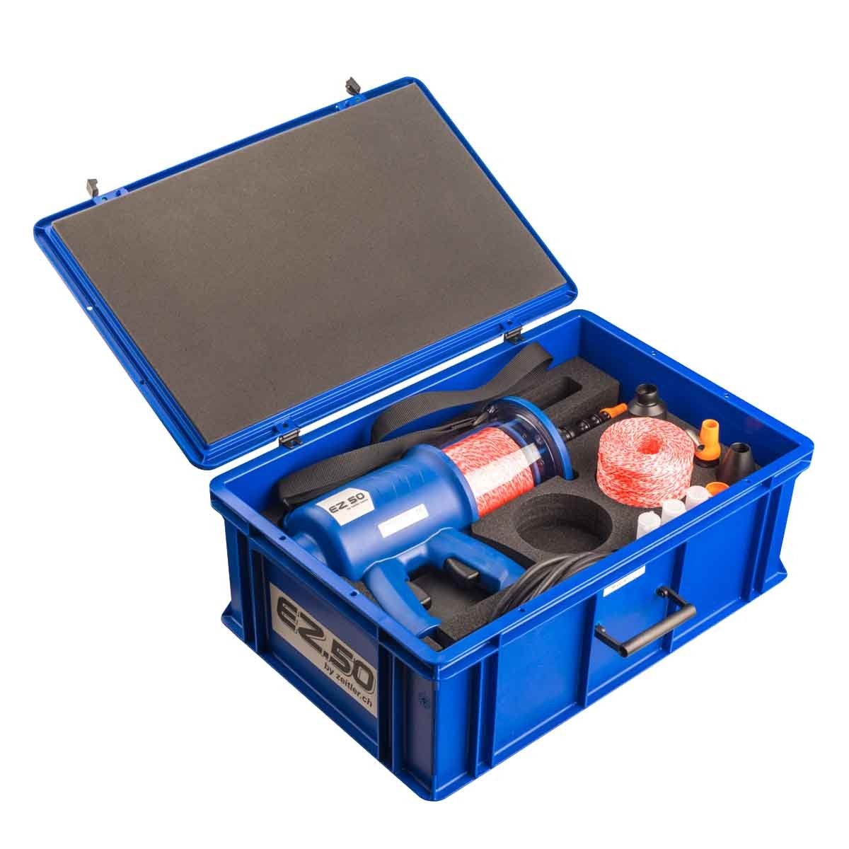 Schnureinzuggerät EZ 50 für Installationen in Wohn-, Gewerbe- und Industriebauten