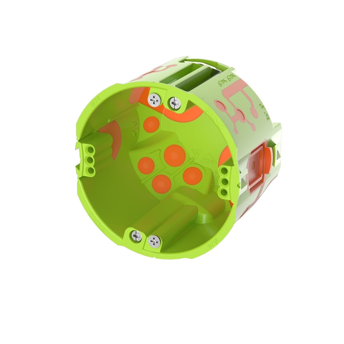 Qnect Hohlwand Geräte-V-Dose 62 mm, luftdicht, halogenfrei ...