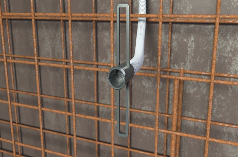 Vorschau: Dank Rohrgrip ist das Rohr sicher zugentlastet und absolut betondicht. Vorschau: Dank Rohrgrip ist das Rohr sicher zugentlastet und absolut betondicht.