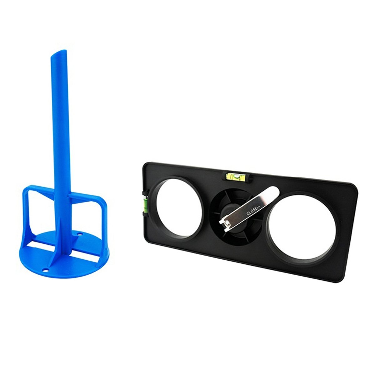 Leitungsträger inkl. Klebescheibe mit Bohrschablone